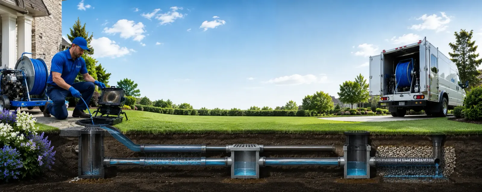 Outdoor drain cleaning information for Redlands, CA
